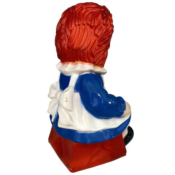 My Toy Co. Raggedy Ann Doll Coin Piggy Bank Bobbs Merrill Child Toy VIntage 1972 - Picture 5 of 10